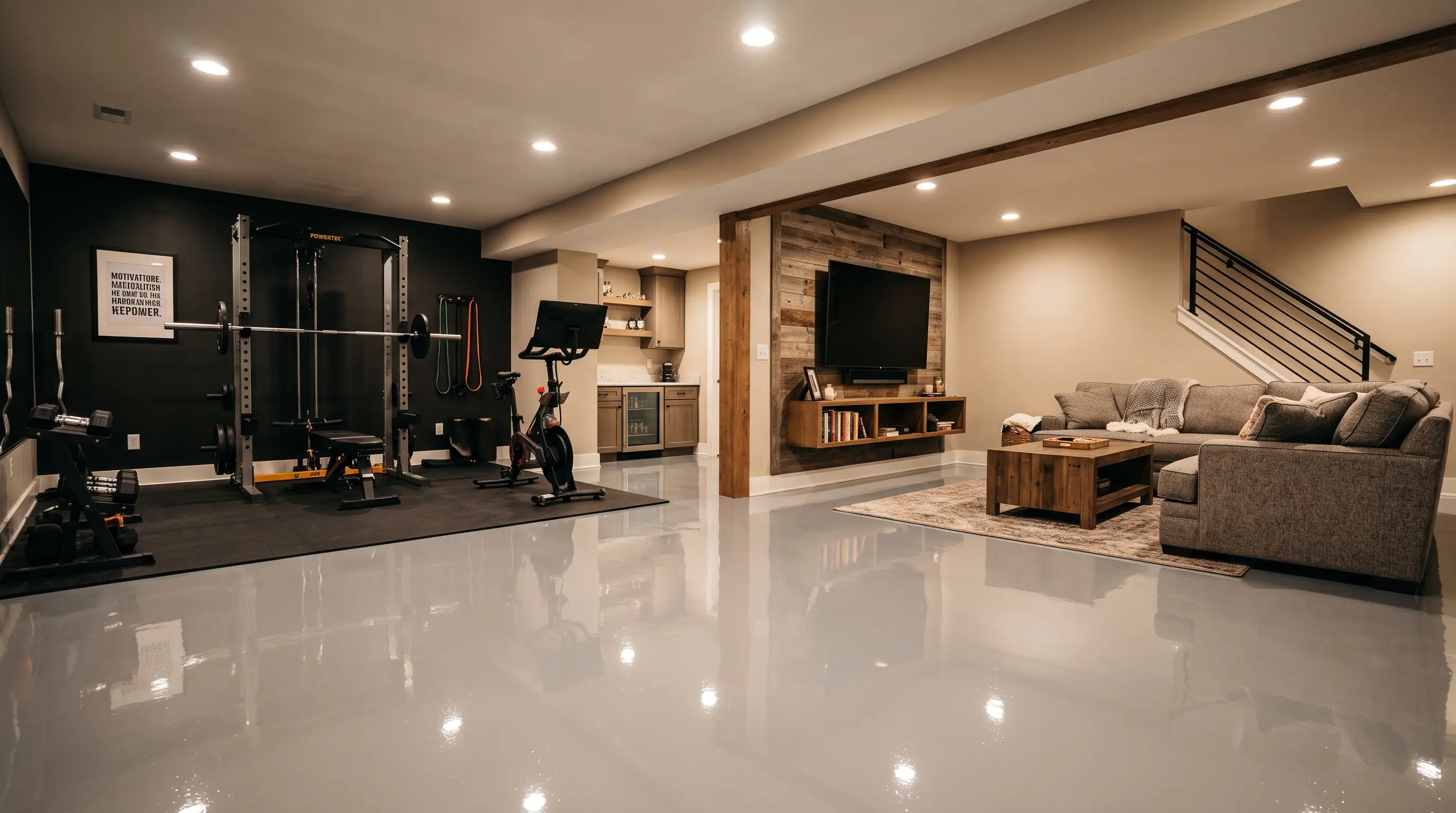 Basement epoxy floor Nashville installation guide